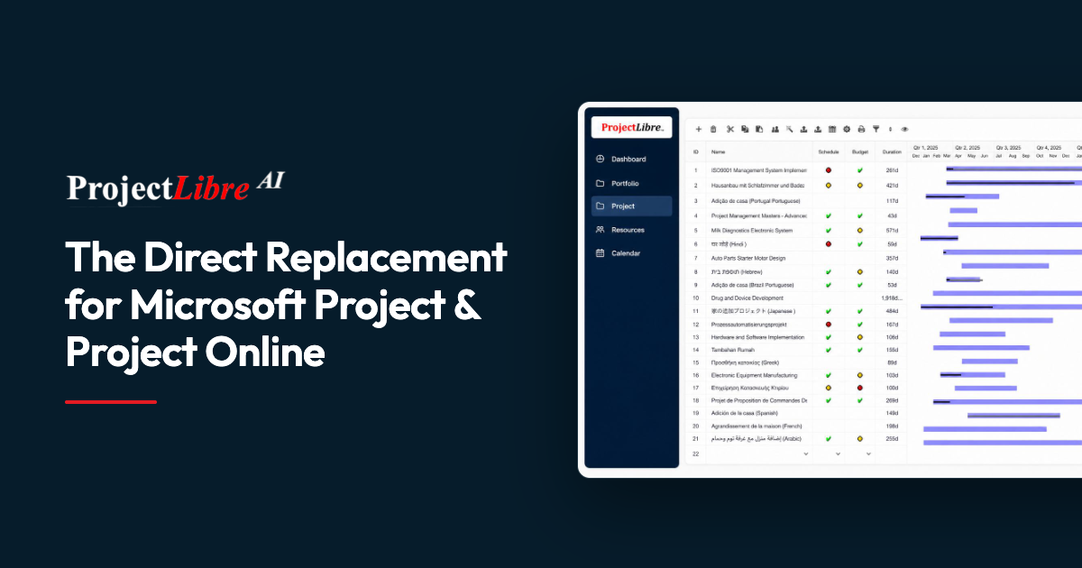 QuickStart Guide — ProjectLibre Academy