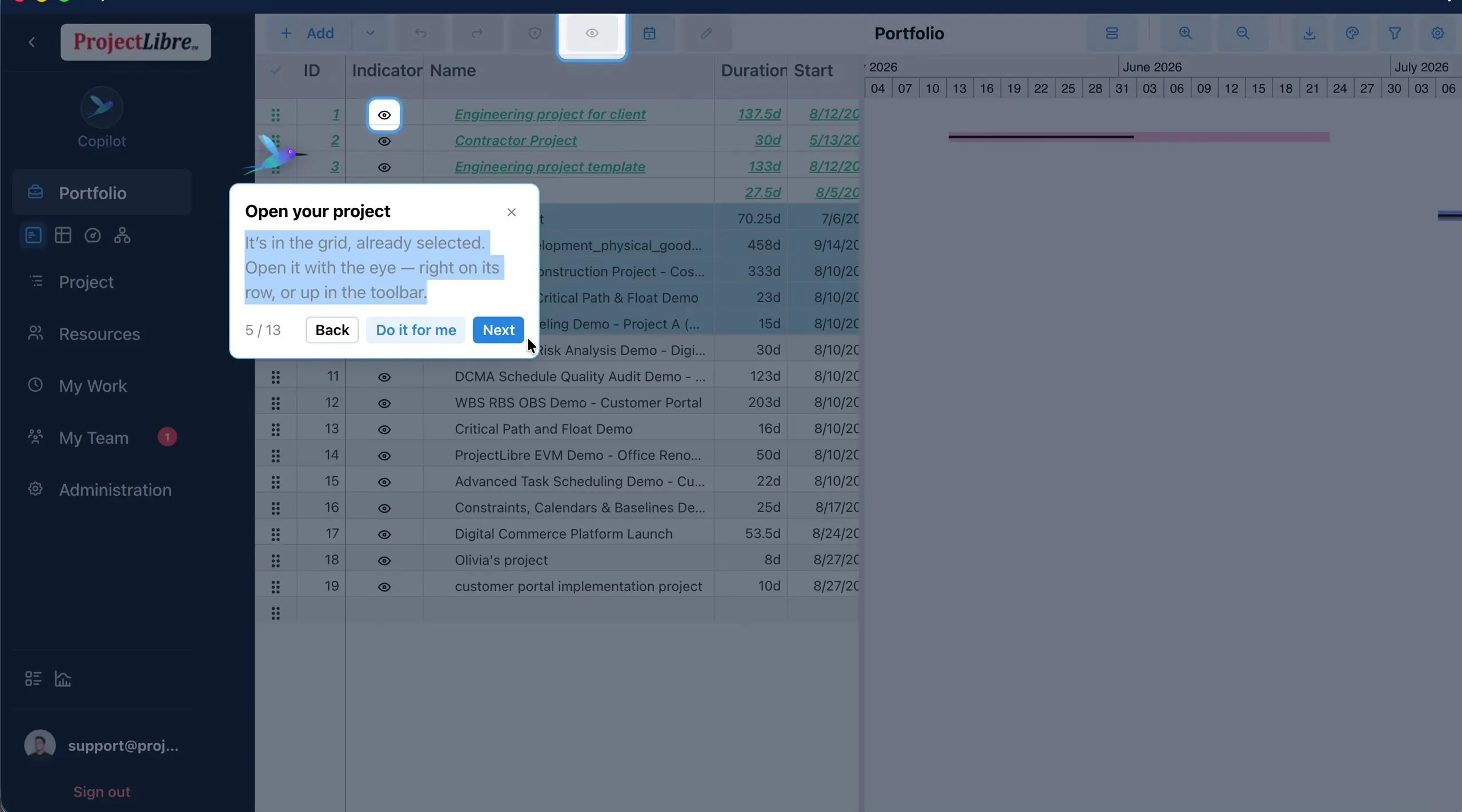 Portfolio after Copilot tour