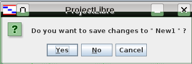 Avviso relativo al salvataggio delle modifiche apportate a un file